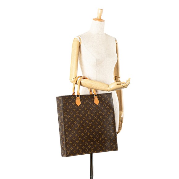 Auth Louis Vuitton Sac Plat Brown #170077L72B - Picture 10 of 10